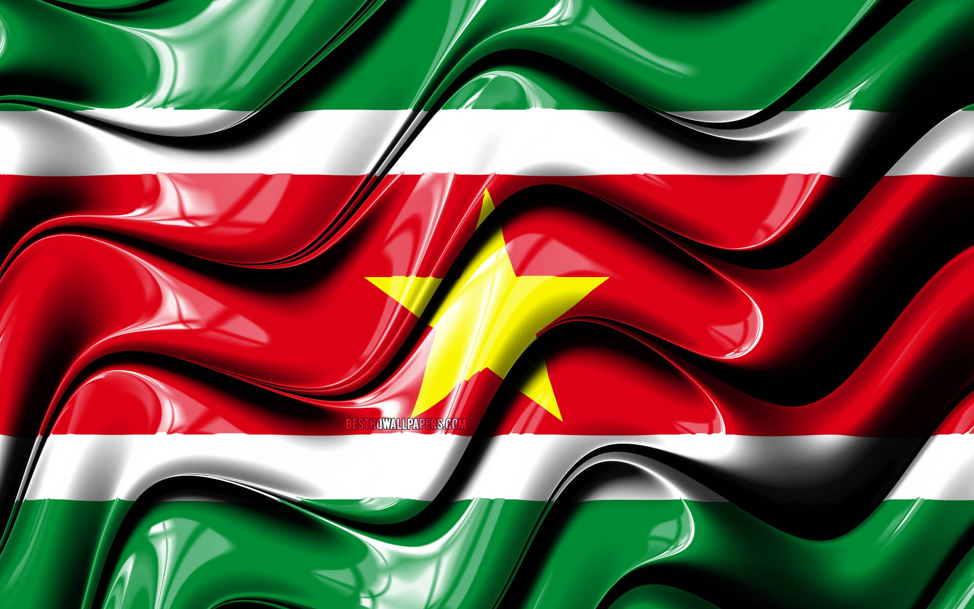 Surinamesiskaflaggan Virvlar. Wallpaper