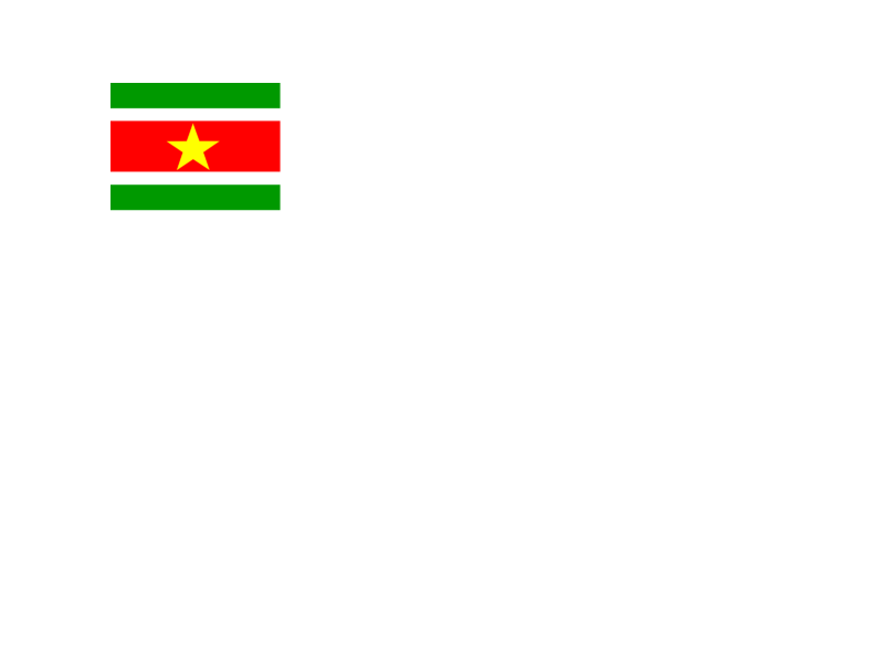 Suriname National Flag PNG