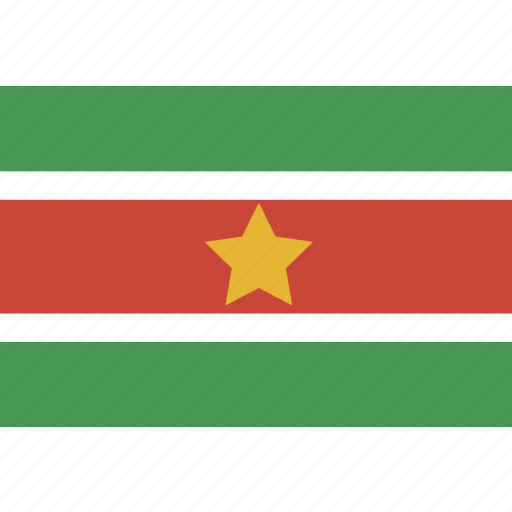 Suriname National Flag PNG