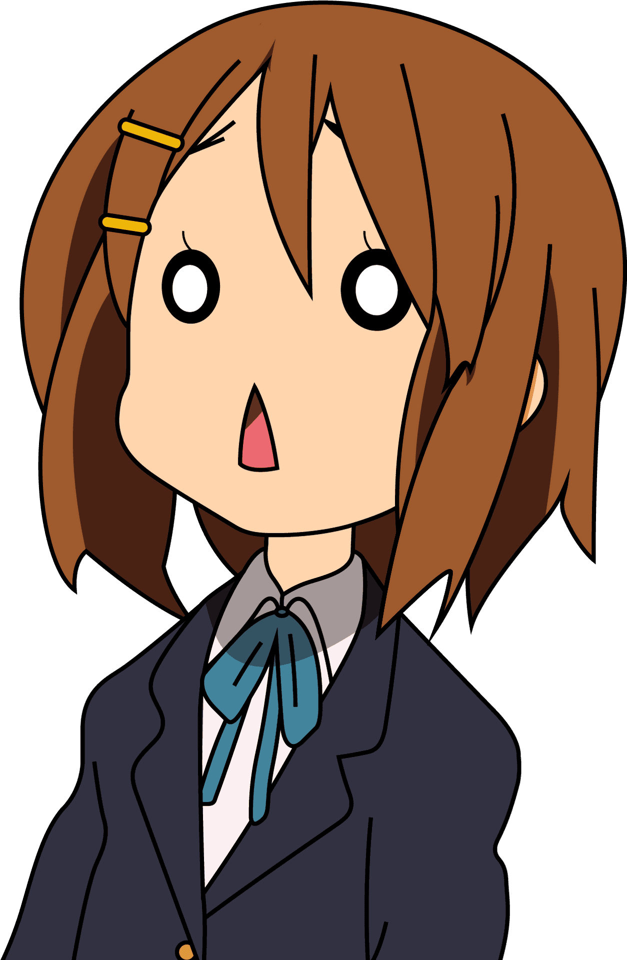 Surprised Anime Character PNG