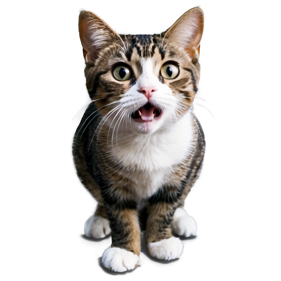 Surprised Cat Meme Png Qpv PNG