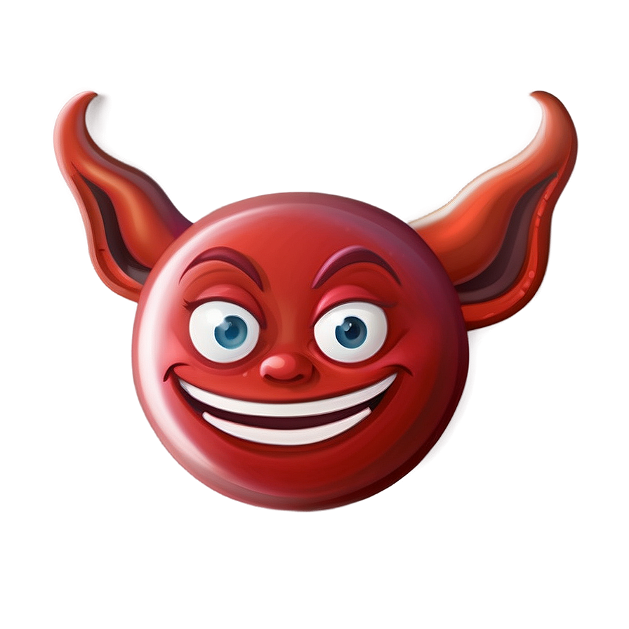 Download Surprised Devil Emoji Png 1 | Wallpapers.com