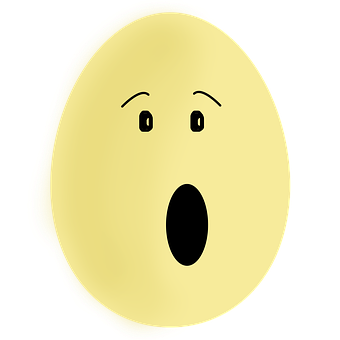 Surprised Egg Expression PNG