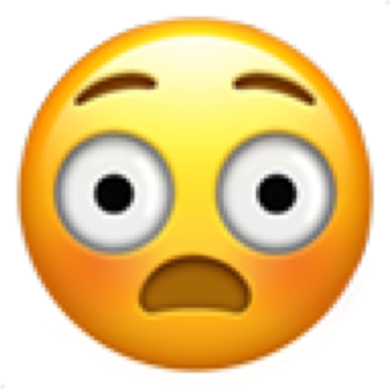 Surprised Emoji Expression PNG