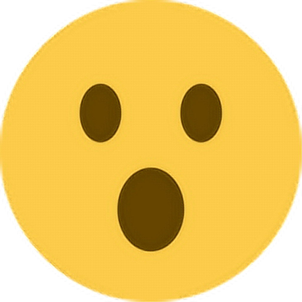 Surprised Emoji Expression.png PNG