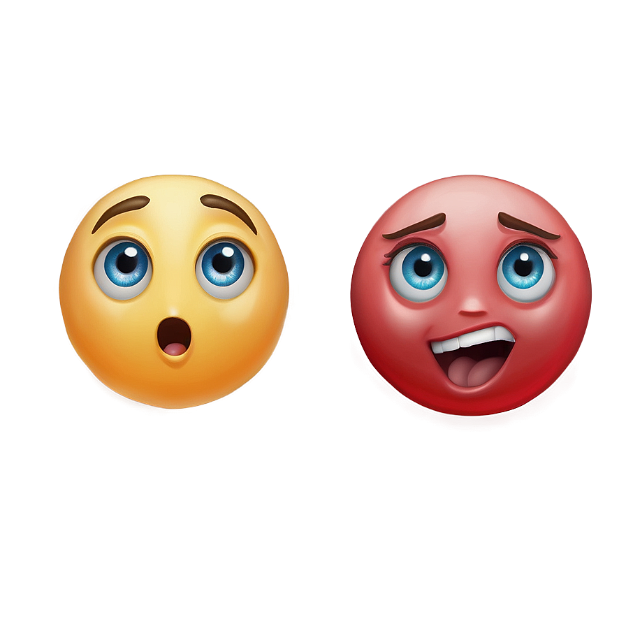 Download Surprised Emoji Face Png Ywa | Wallpapers.com