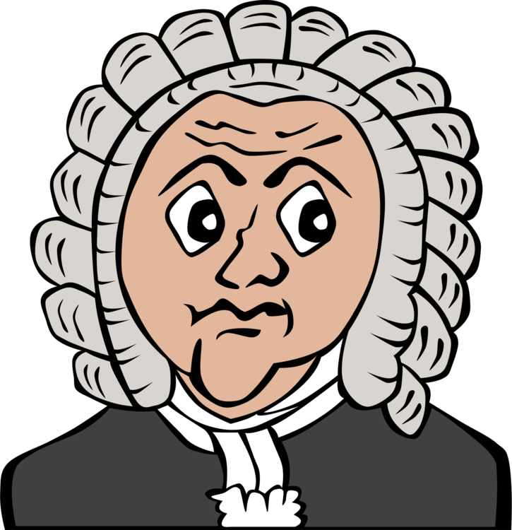 Surprised Judge Cartoon Character PNG