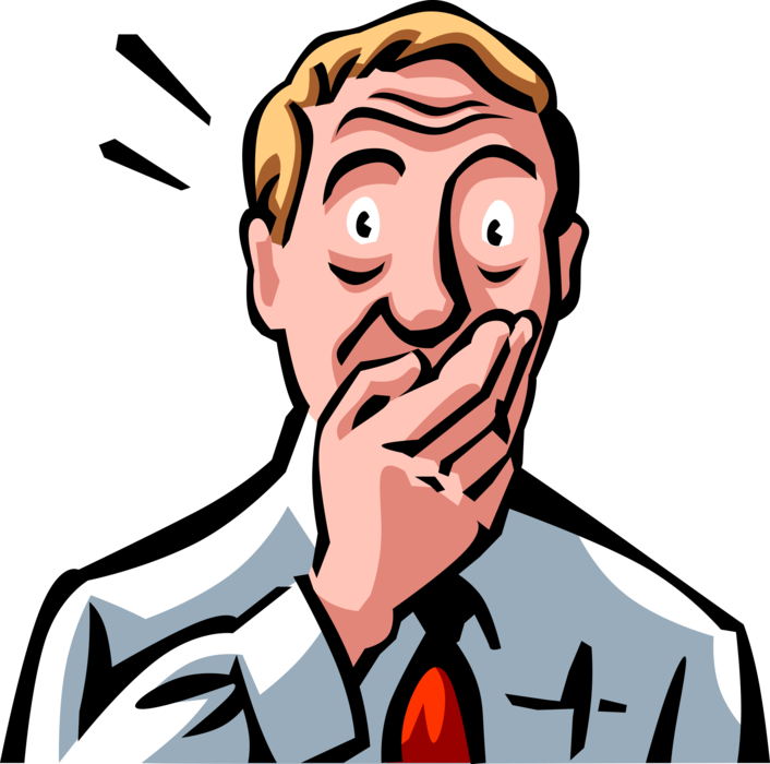 Surprised Man Cartoon PNG