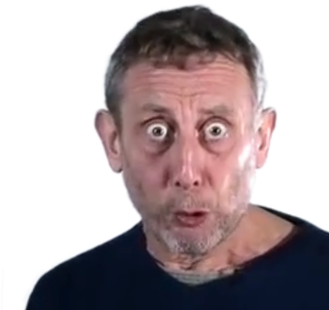 Surprised Man Expression PNG