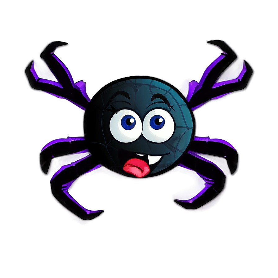 Surprised Spider Cartoon Png 06272024 PNG
