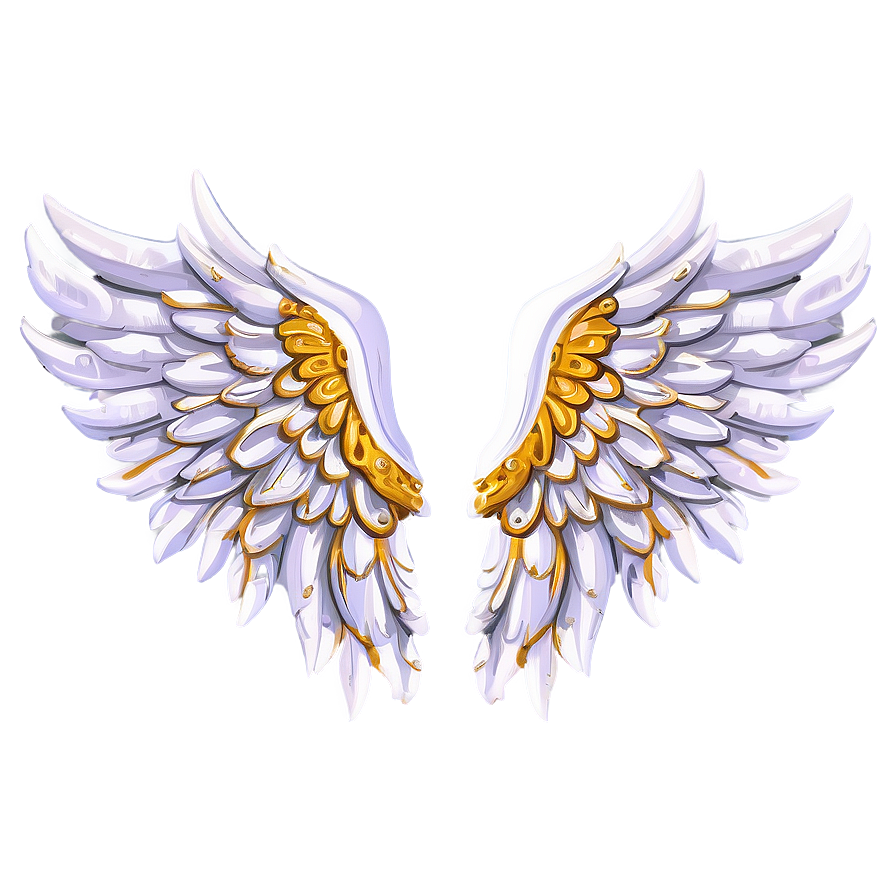 Download Surreal Angel Wings Emblem Png 52 | Wallpapers.com