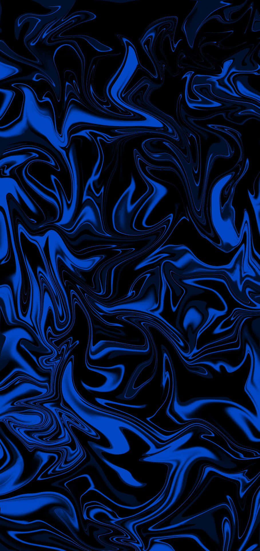 Surreal Blend Of Black And Blue Abstract Background