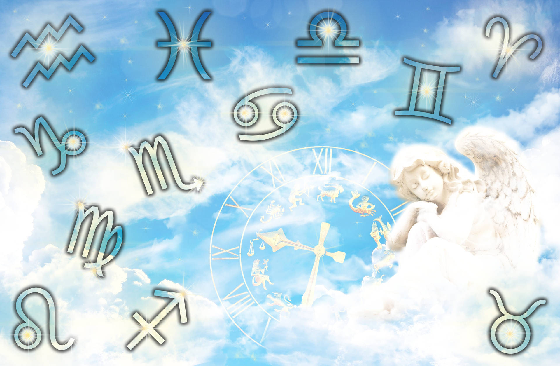 Surreal Zodiac Signs Wallpaper
