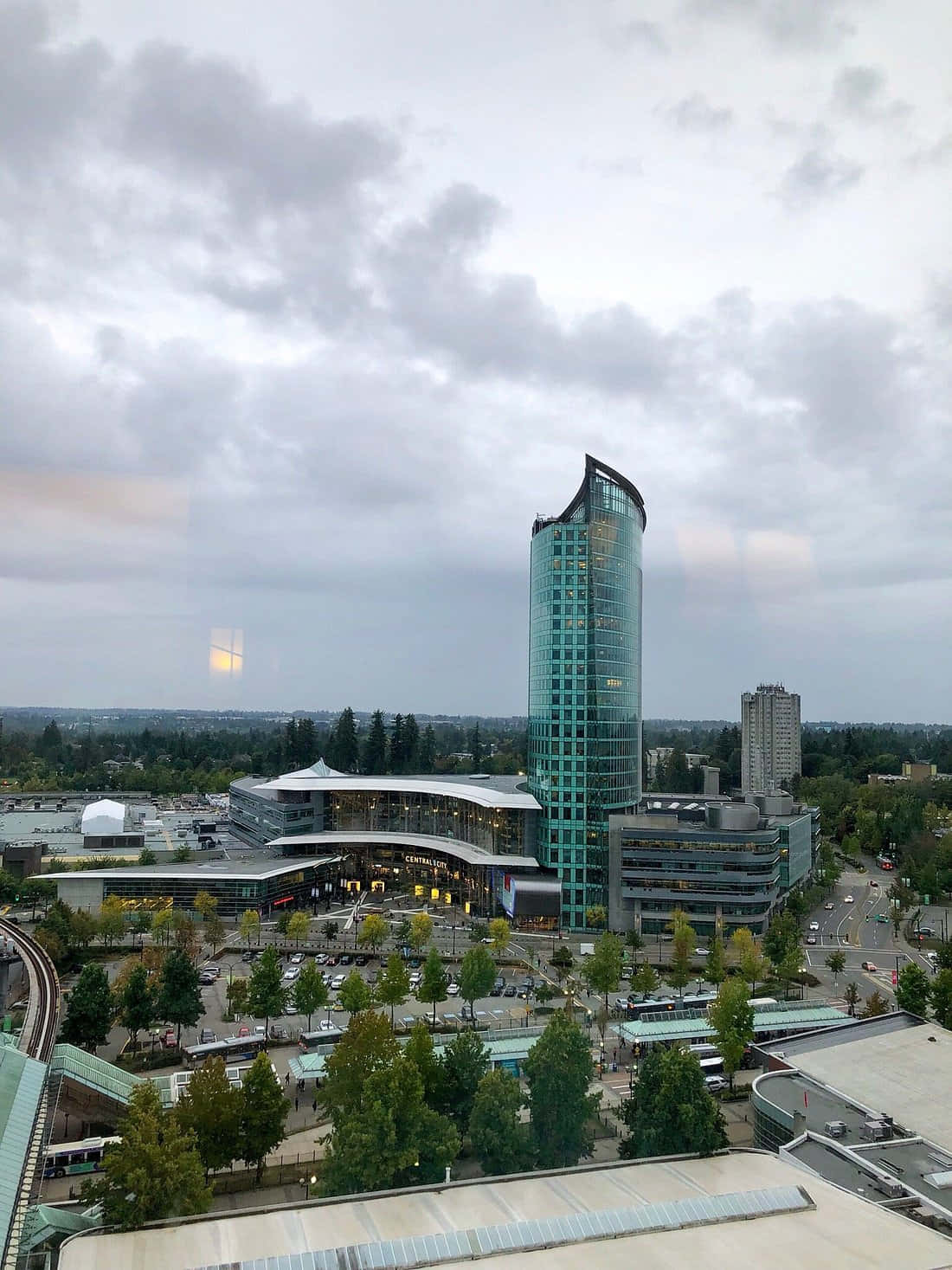 Download Surrey Central City Skyline Wallpaper | Wallpapers.com