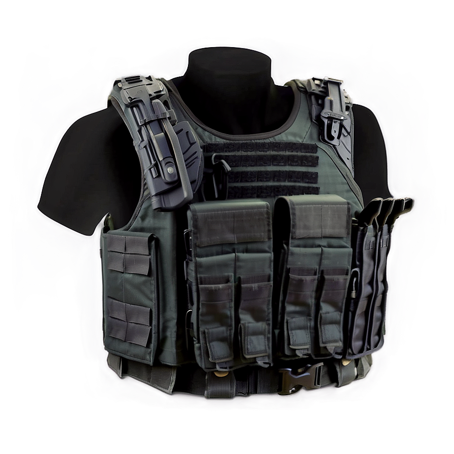 Survival Tactical Vest Bulletproof Png 06262024 PNG