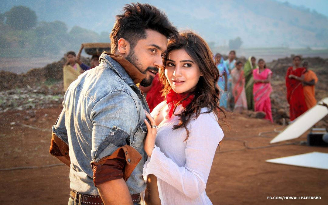 Surya In Collaboration With Samantha Hd Wallpaper