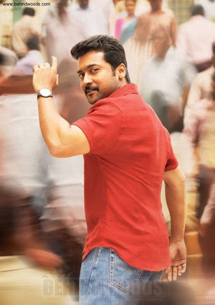 Surya In Red Polo Hd Wallpaper