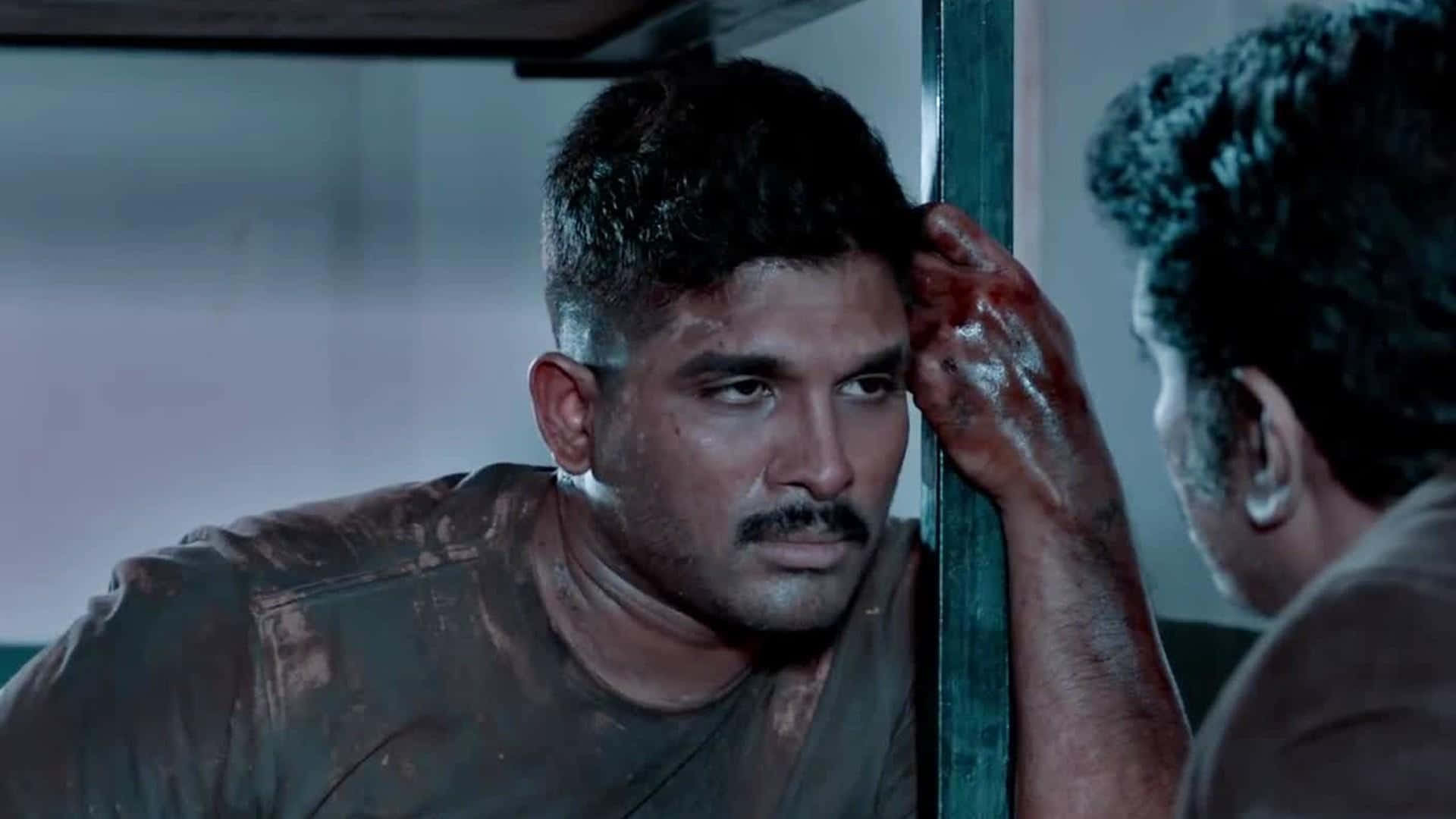 Suryael Soldado, Actor De Cine Indio Allu Arjun. Fondo de pantalla