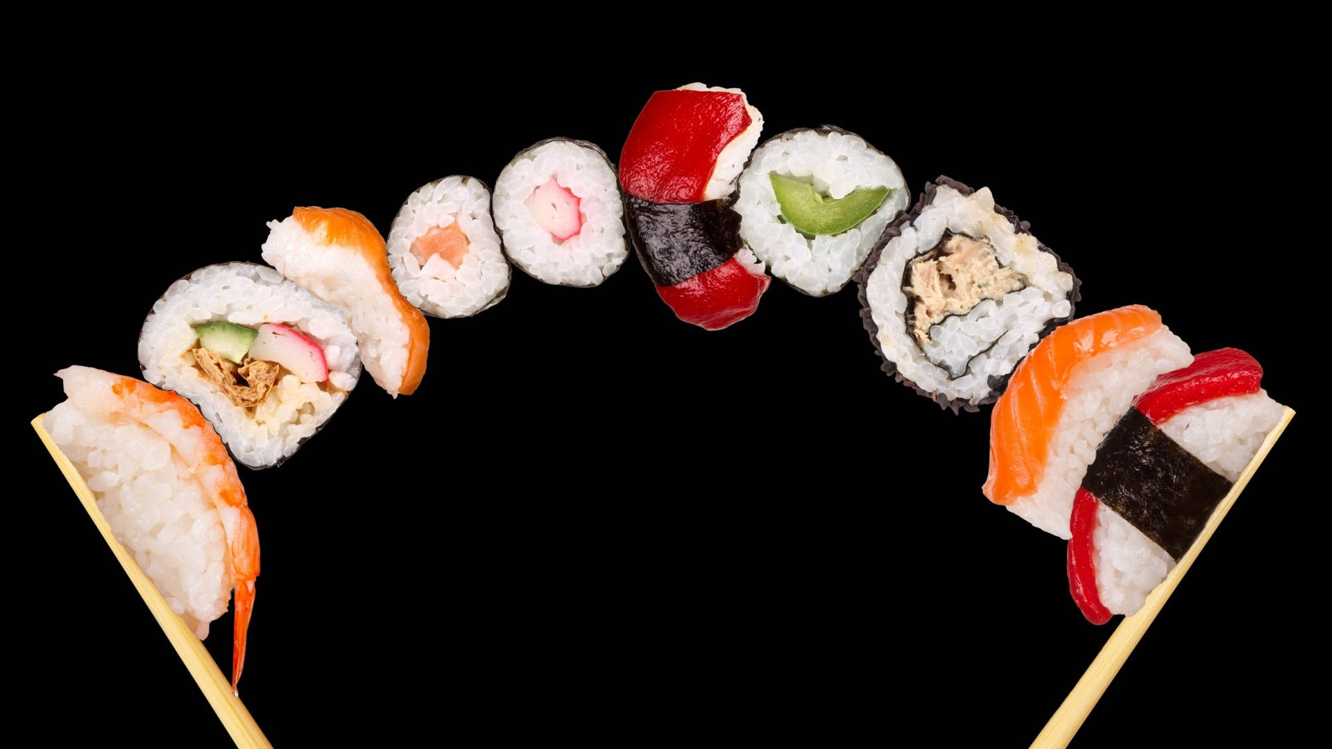 Sushi Food Photography Wallpaper