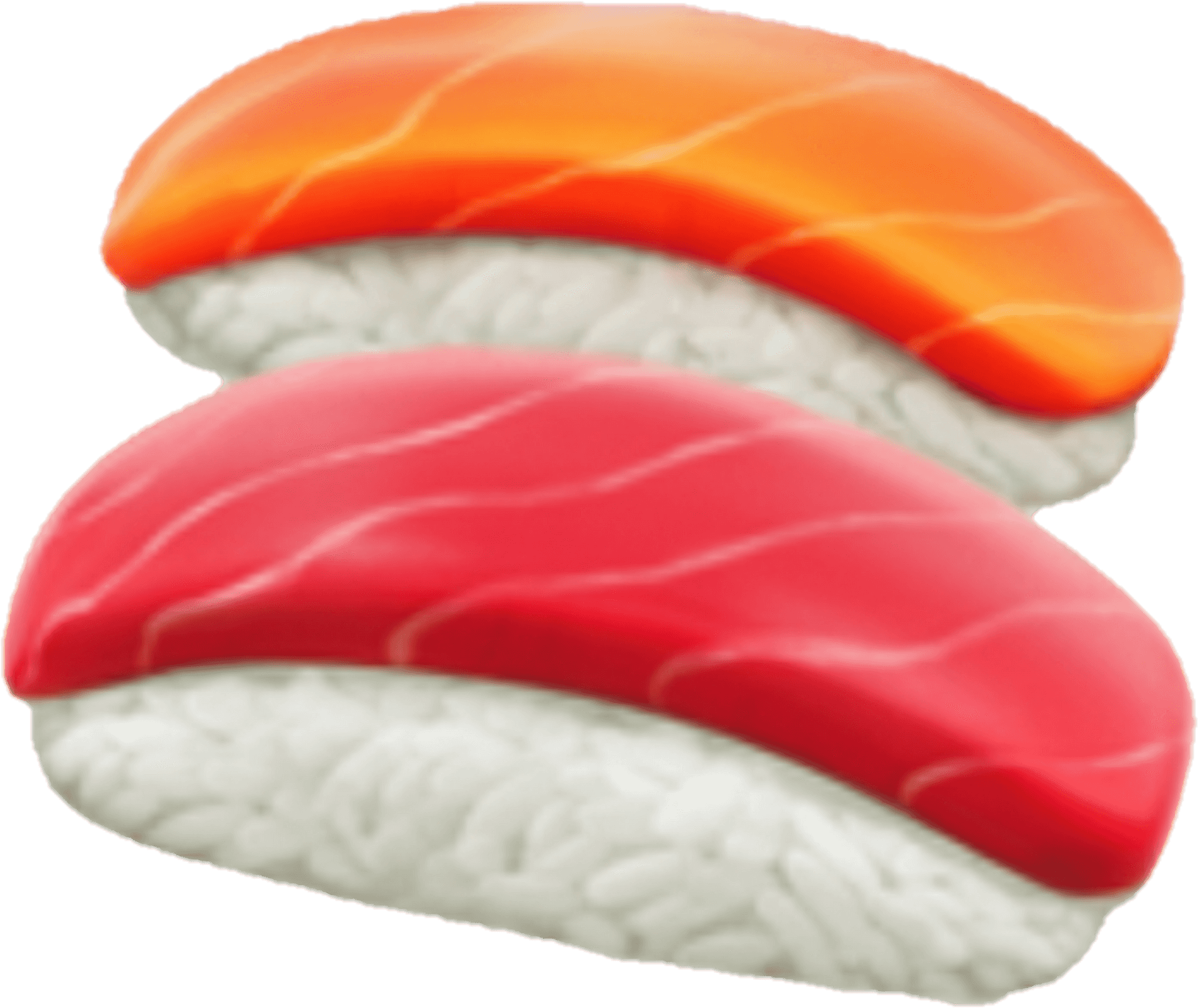 Sushi Nigiri Salmon Tuna PNG