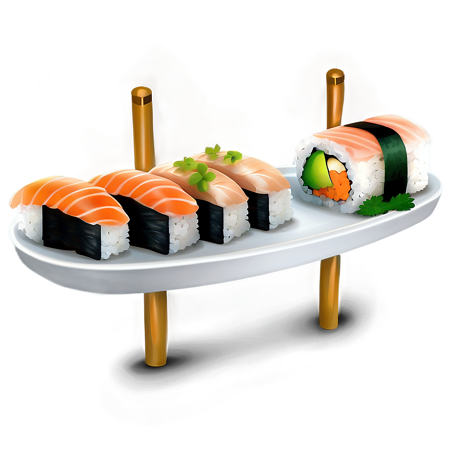 Download Sushi Party Platter Png Bfv | Wallpapers.com