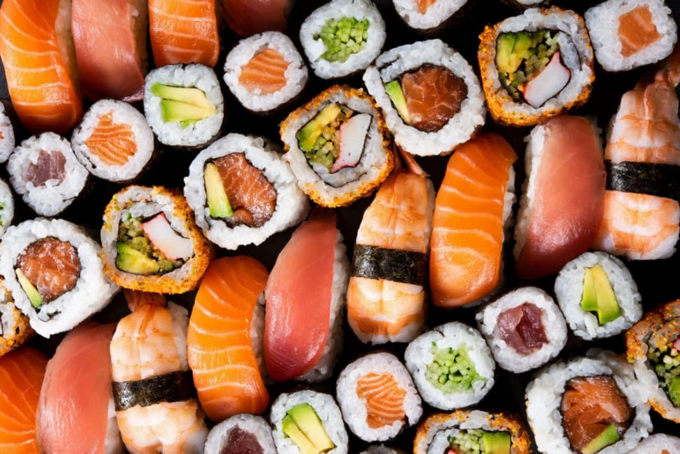 A Variety of Popular Sushi for Enjoyment