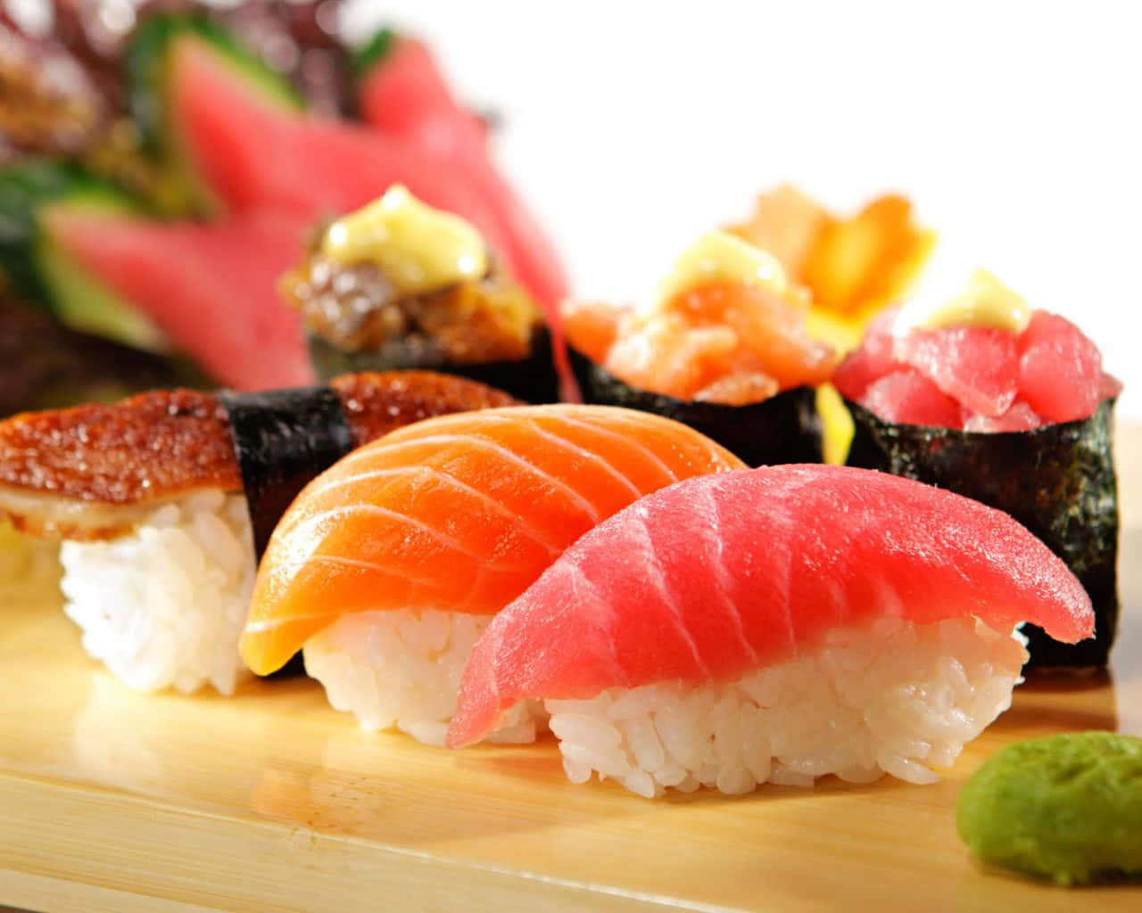 Nydden Lækre Smag Af Sushi!