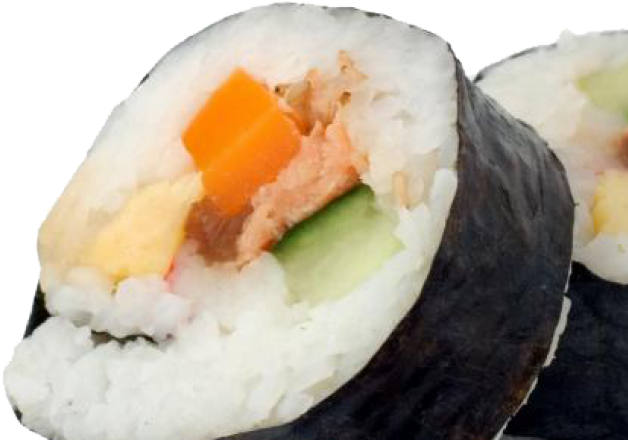 Sushi Roll Closeup PNG