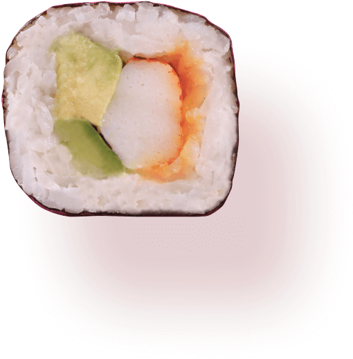Sushi Roll Cross Section PNG