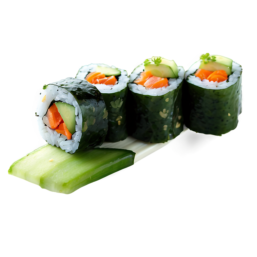 Sushi Roll With Cucumber Png 41 PNG