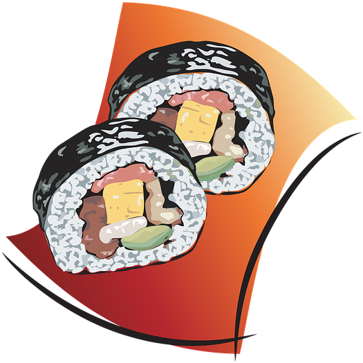 Sushi Rolls Illustration.png PNG