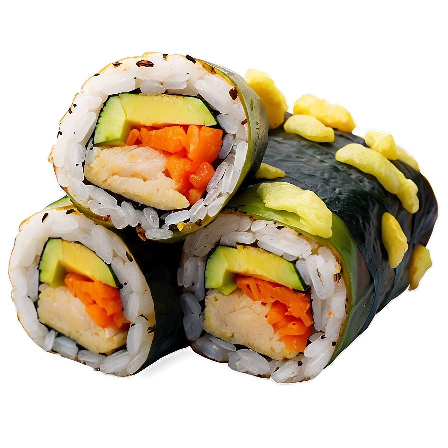 Sushi With Tempura Png 05212024 PNG