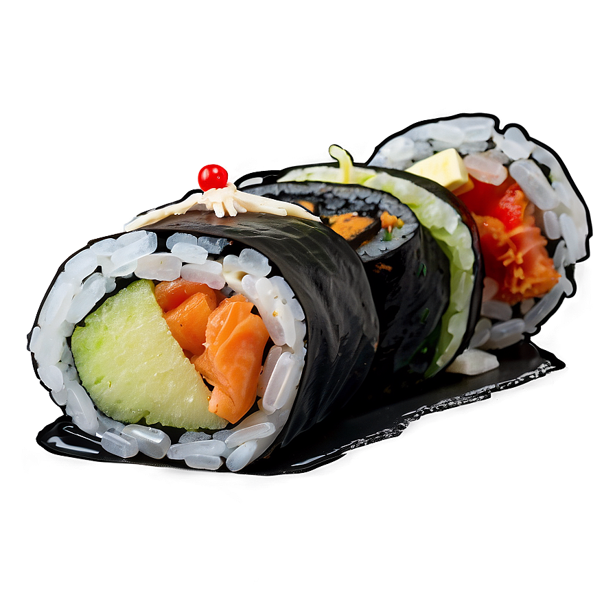 Sushi With Tempura Png Kkl95 PNG