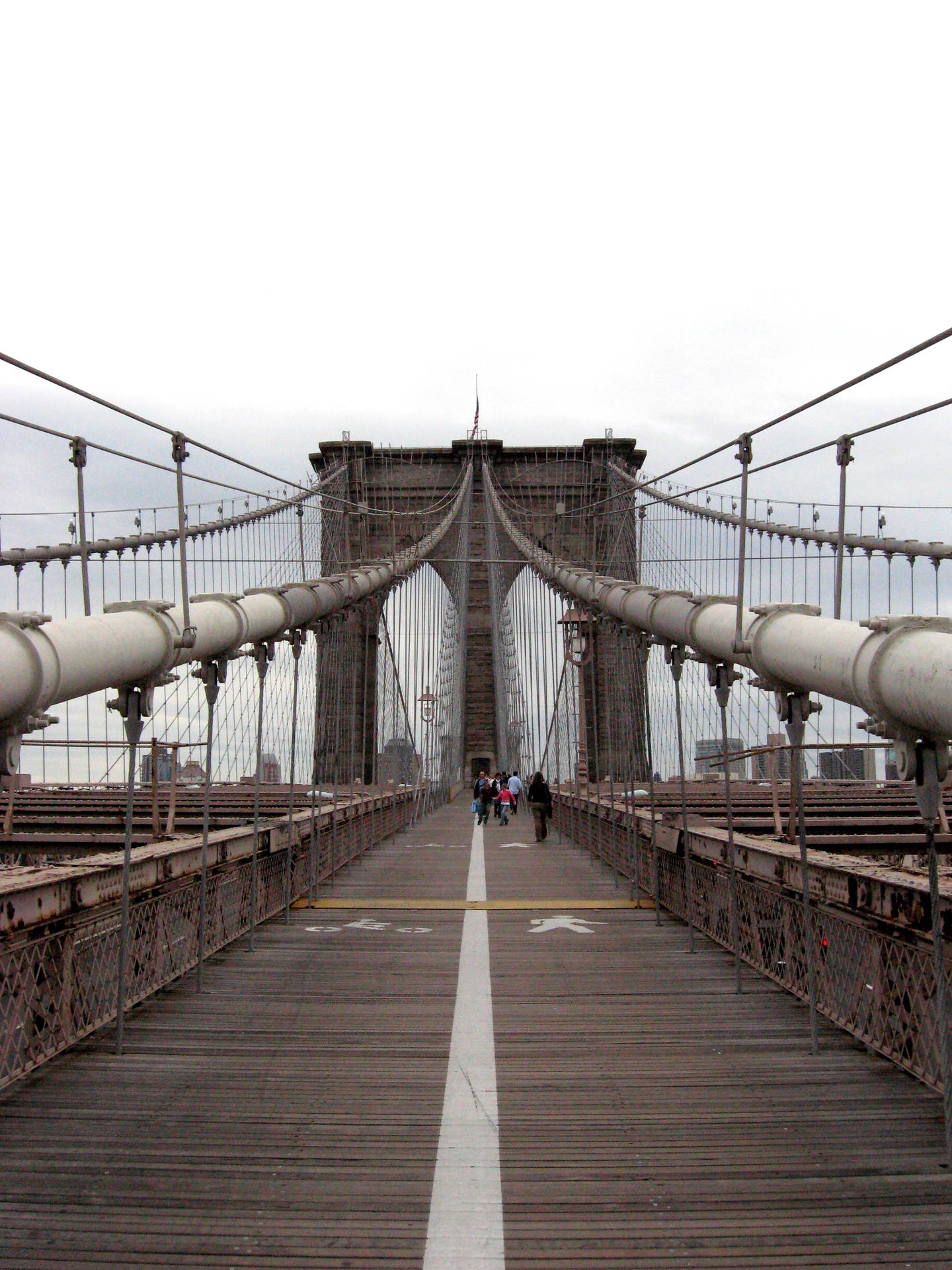 Tirantesen El Puente De Brooklyn Fondo de pantalla