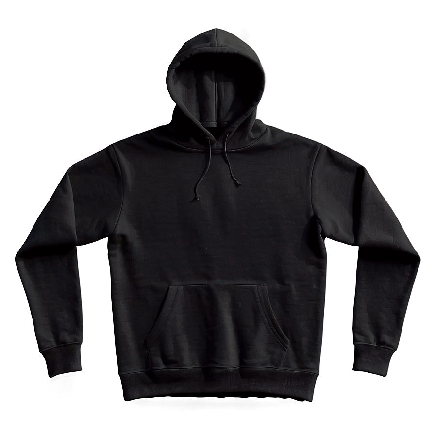 Sustainable Black Hoodie Png 05252024 PNG