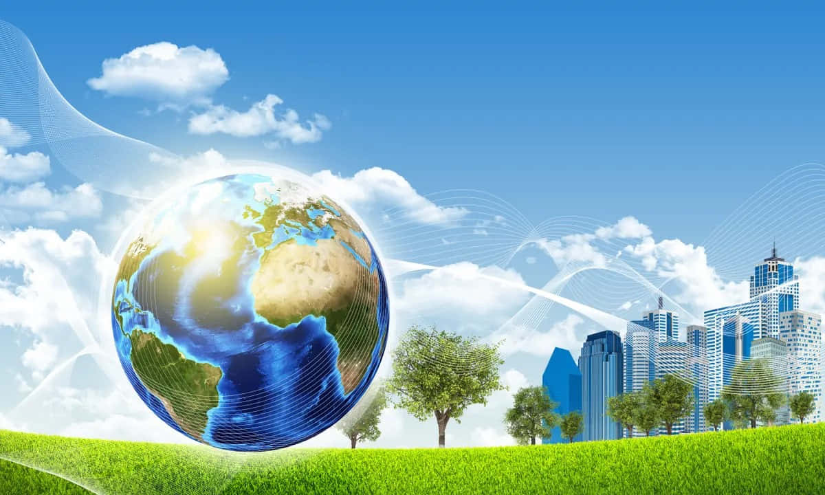 Sustainable World Concept Wallpaper