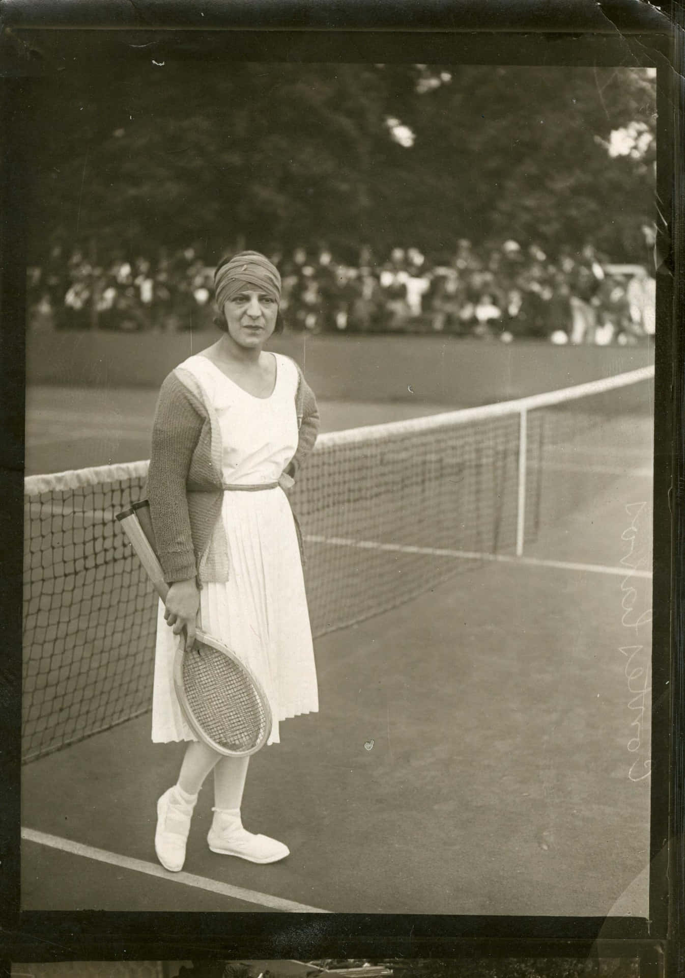 Suzannelenglen, Estrella Del Tenis De Los Años 20. Fondo de pantalla