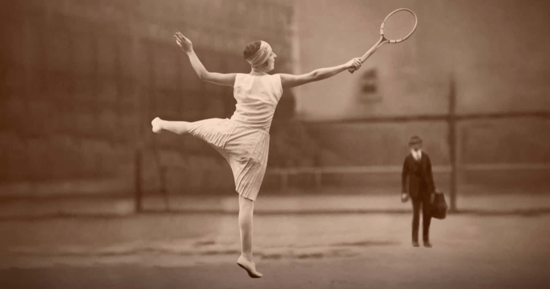 Suzannelenglen Professionelle Tennisspielerin Wallpaper