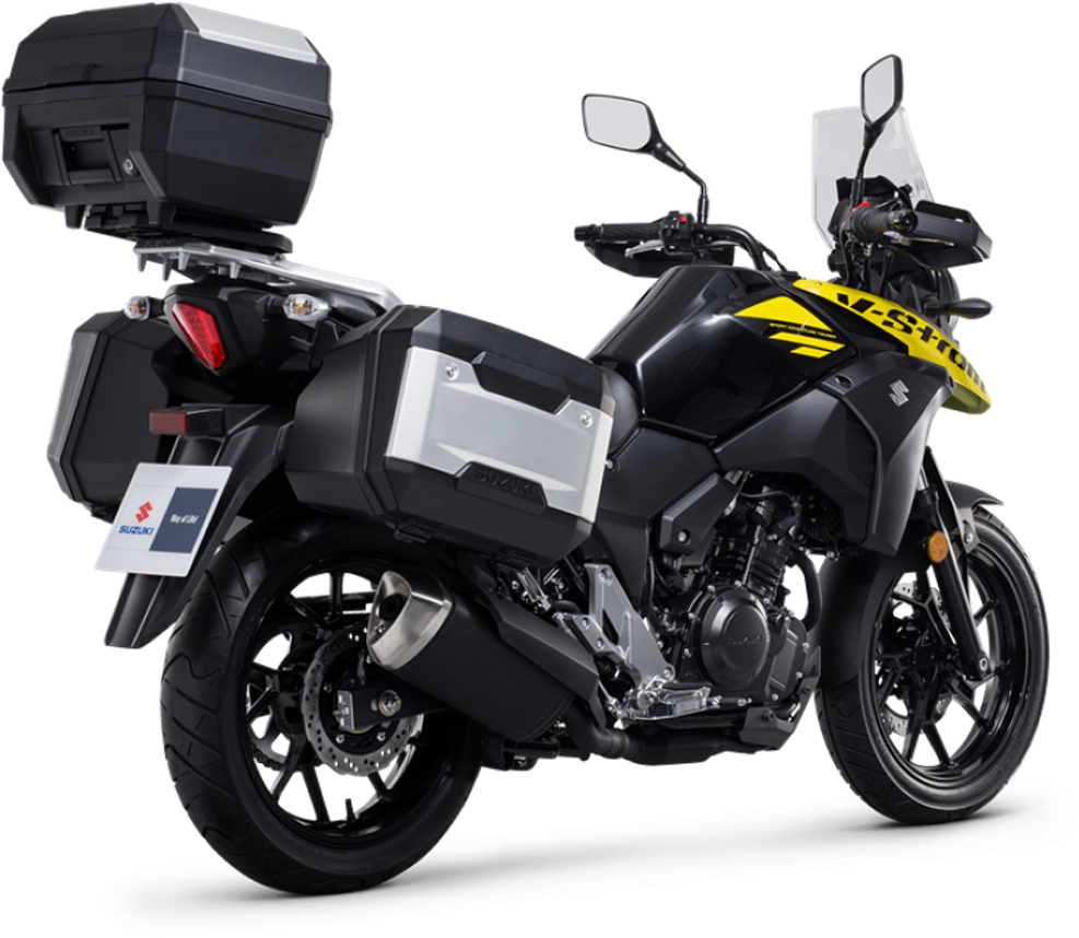 Suzuki Adventure Touring Motorcycle PNG