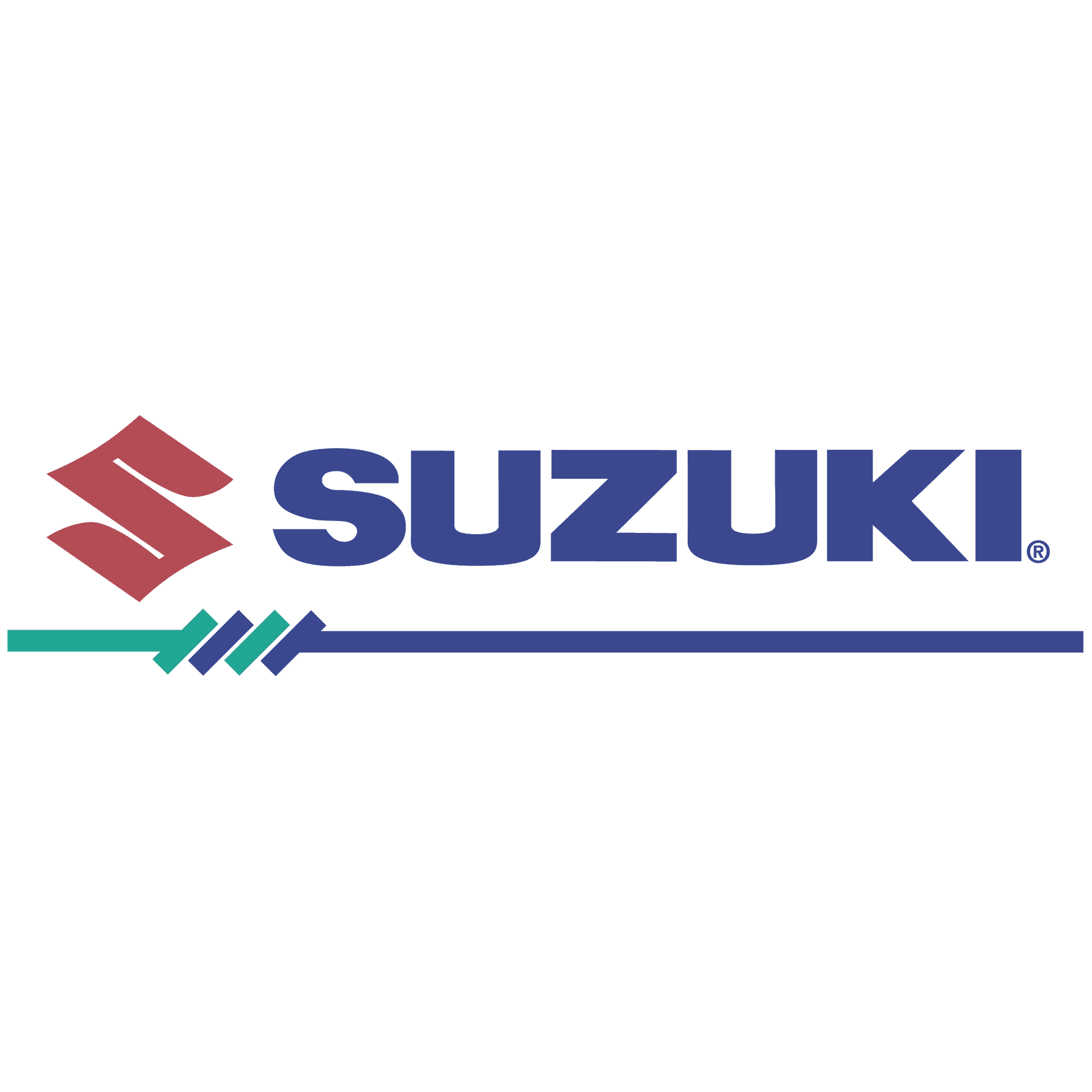 Suzuki Logo Blue Background PNG