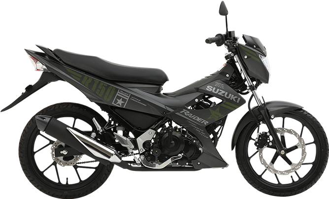 Suzuki Raider Motorcycle Profile PNG