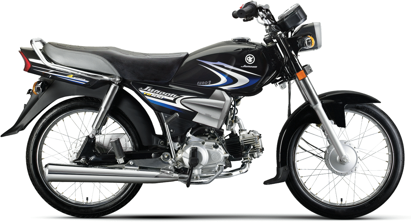 Suzuki110cc Motorcycle Studio Shot PNG