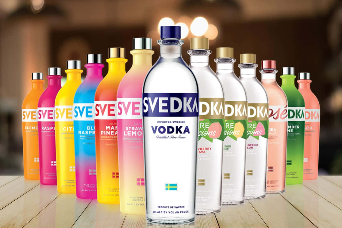 Svedka Flavored Vodka And Pure Infusions Wallpaper