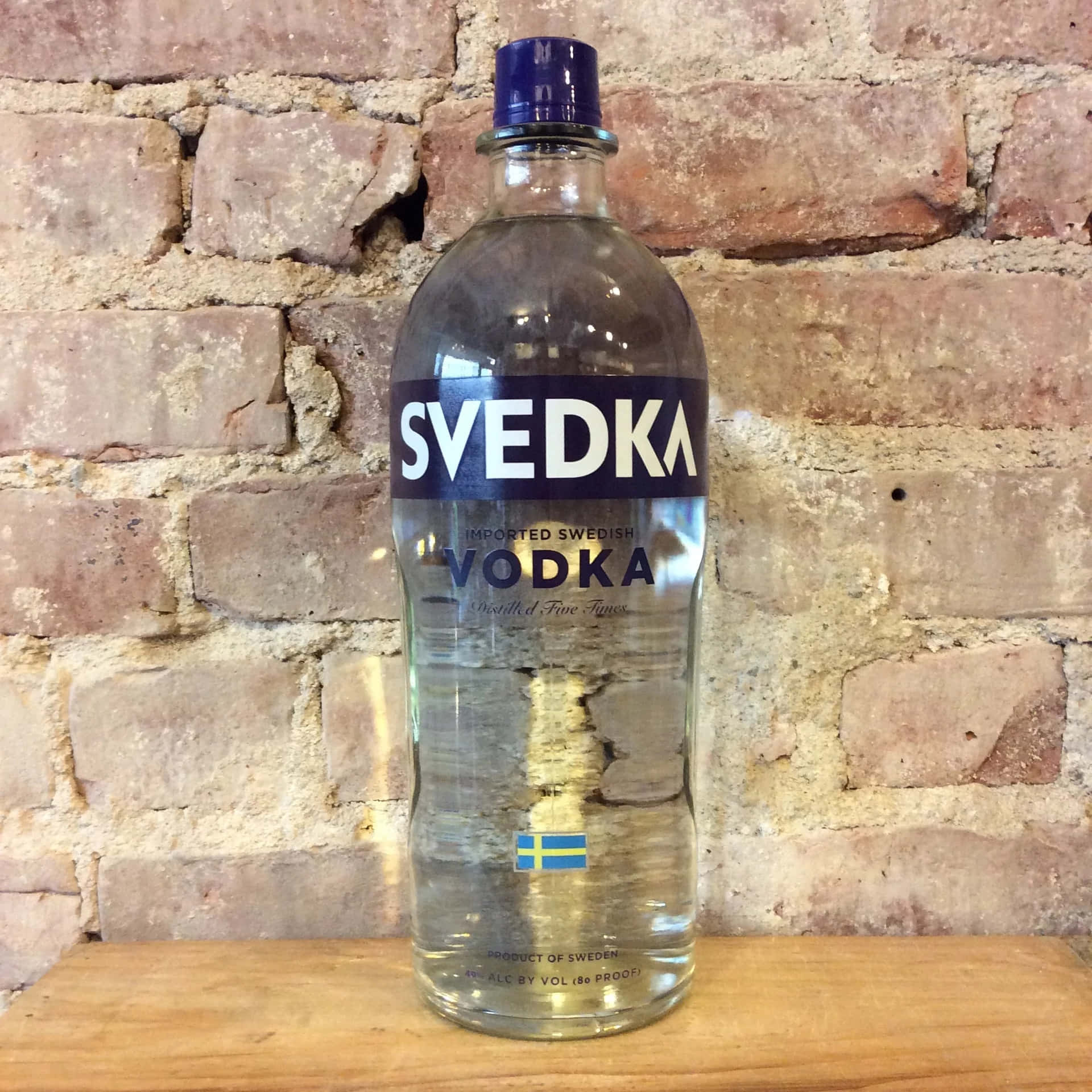 Svedka Swedish Vodka Alcoholic Drink Bottle Wallpaper