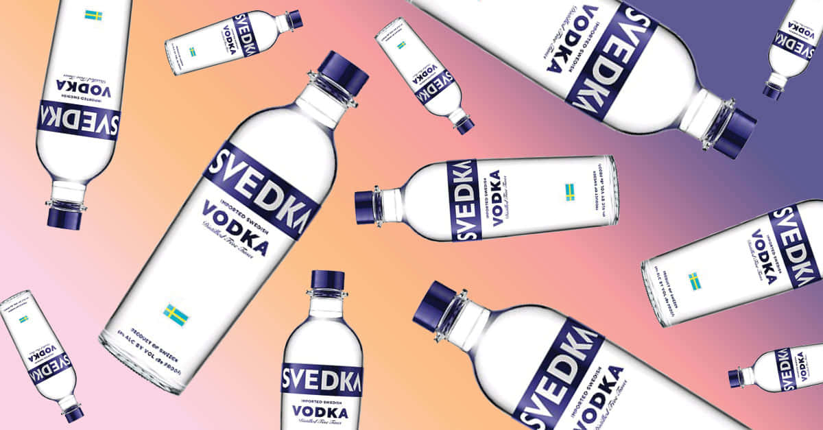 Svedka Swedish Vodka Alcoholic Drink Bottles Wallpaper