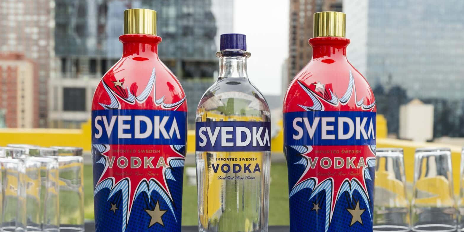 Svedka Vodka Party Edition Bottles Wallpaper
