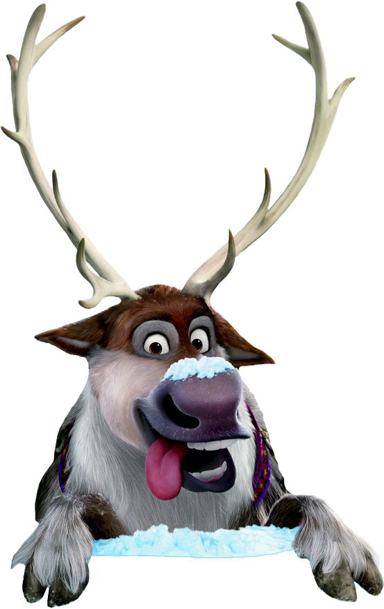 Sven Reindeer Character Image PNG