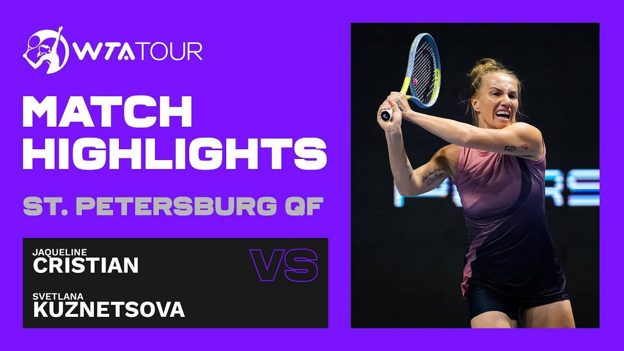 Svetlana Kuznetsova Match Highlights Wallpaper