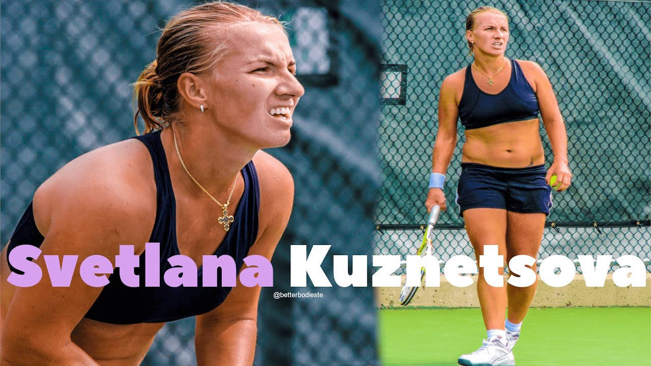 Svetlana Kuznetsova Side-By-Side Collage Wallpaper