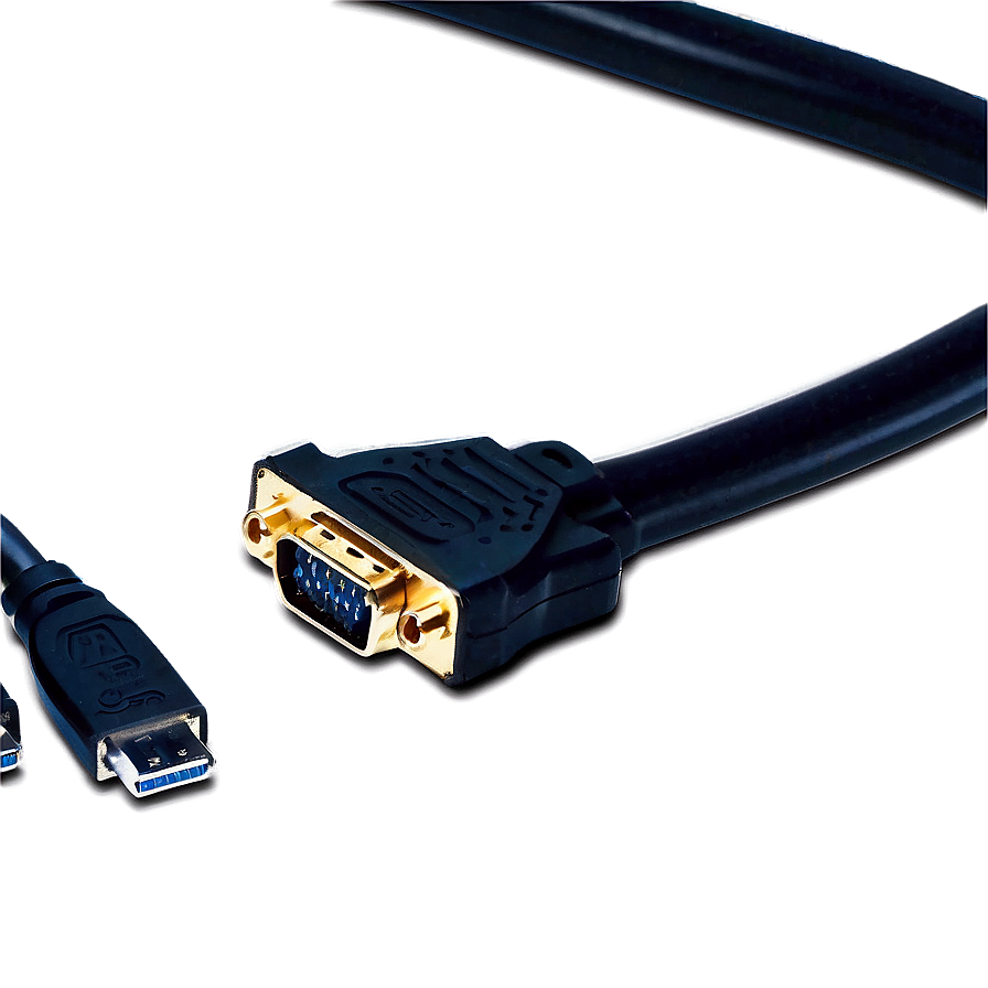 Svga Monitor Cable Png 06272024 PNG